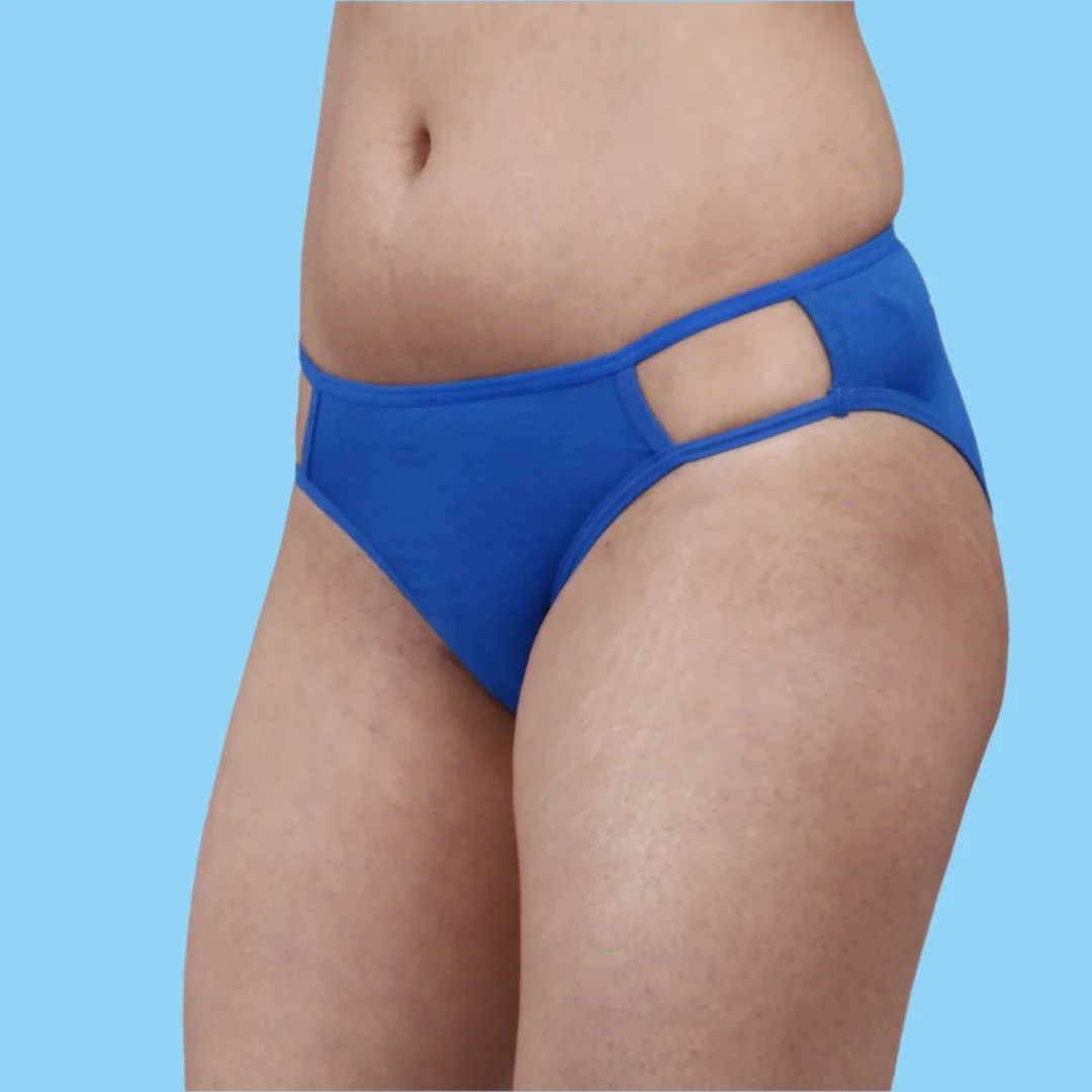 Anti Bacterial, Cloud Soft, Premium Blue Bamboo Women's Panty - Image 6