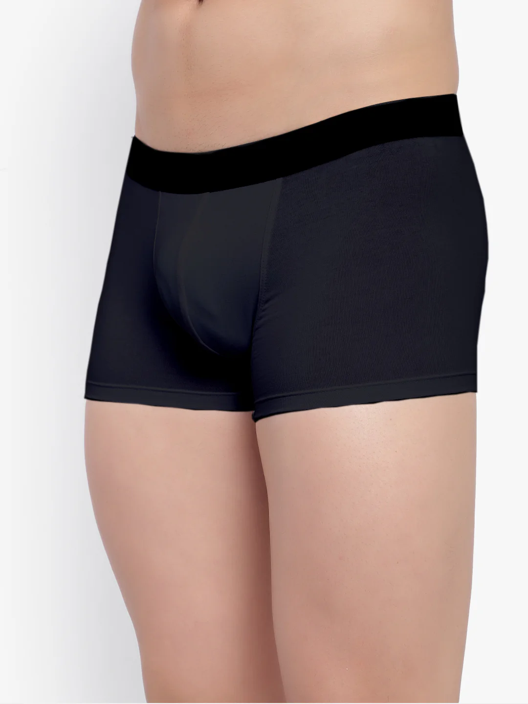 Men’s Trunk – Black Micro Modal | Soft, Stretchable Everyday Fit - Image 3