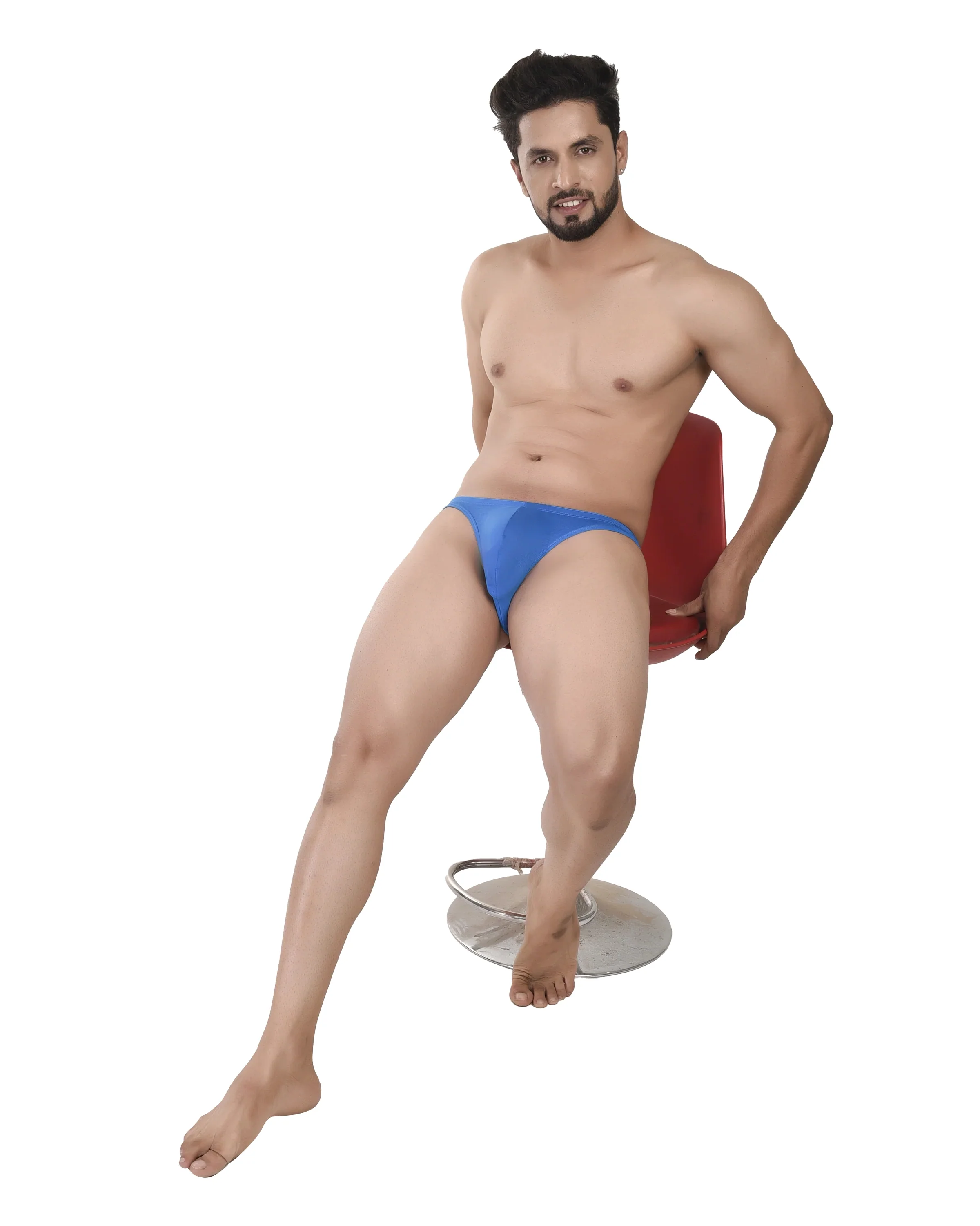 Bruchi Club Blue Micro Modal Men Cheekini Brief - Image 5