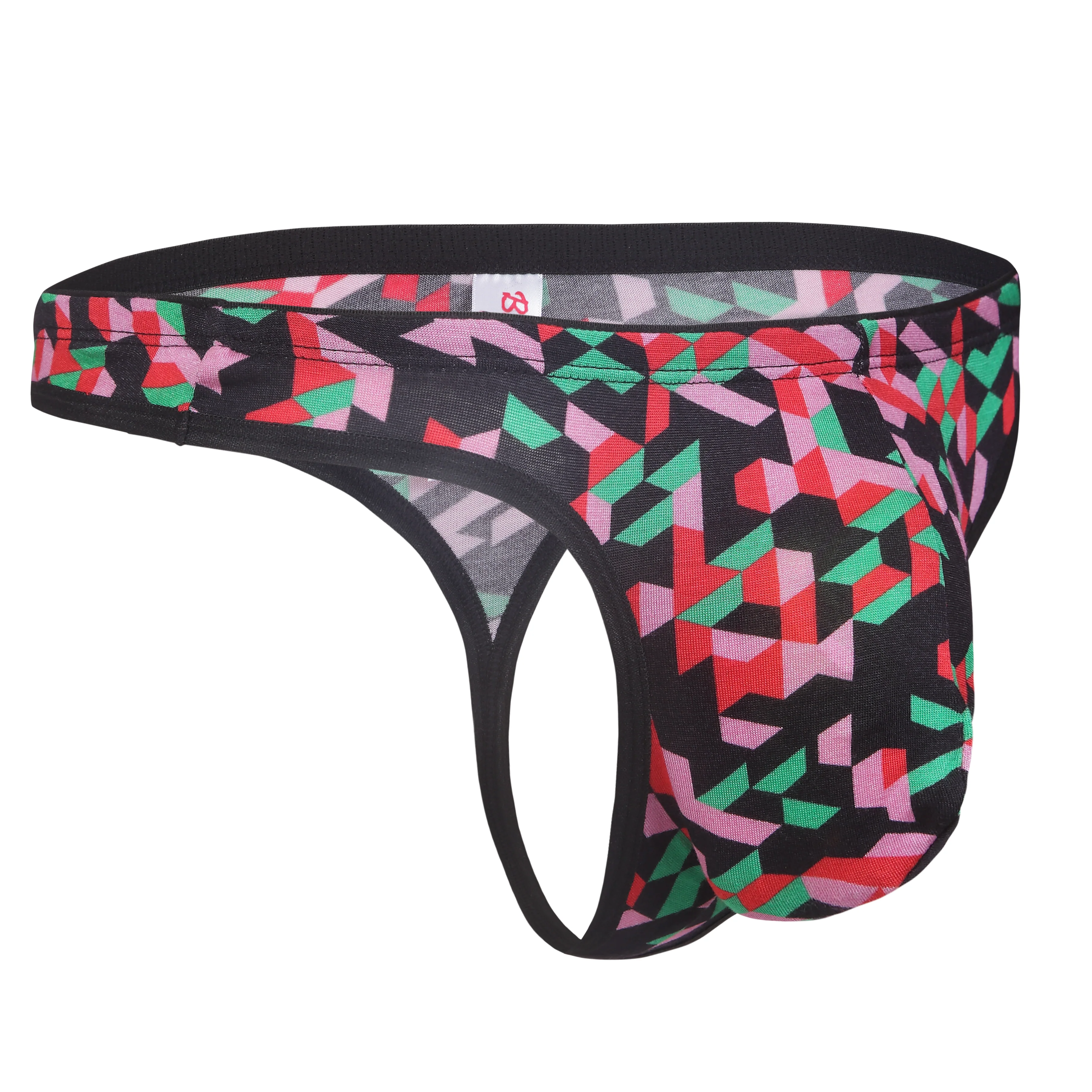 Bruchi Club Micro Modal Breathable Soft Eco-Friendly Printed Men Thong - Image 4