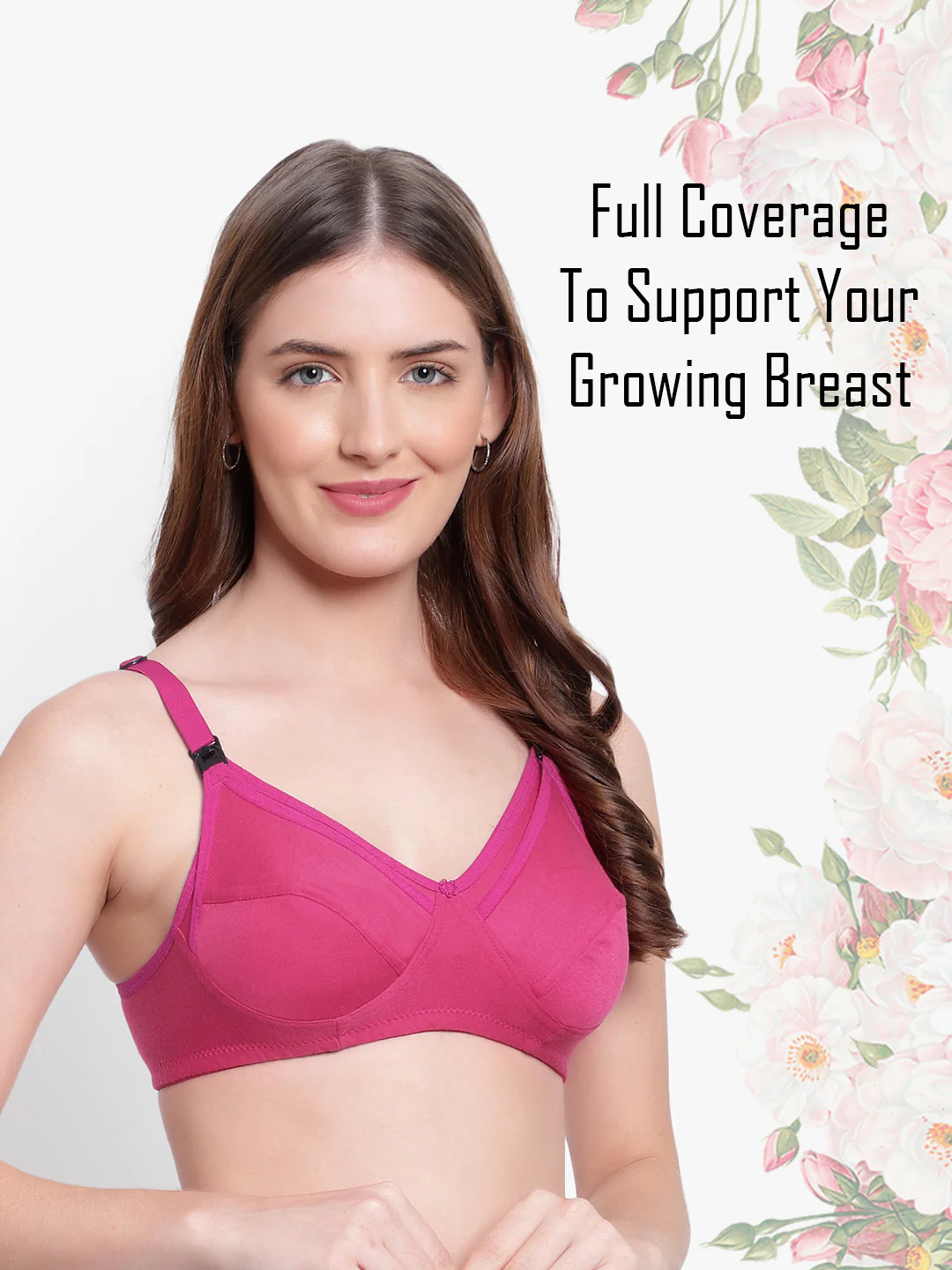 Feeding Bra | Non-Padded, Non-Wired, Cotton Comfort for Nursing Moms - Image 3