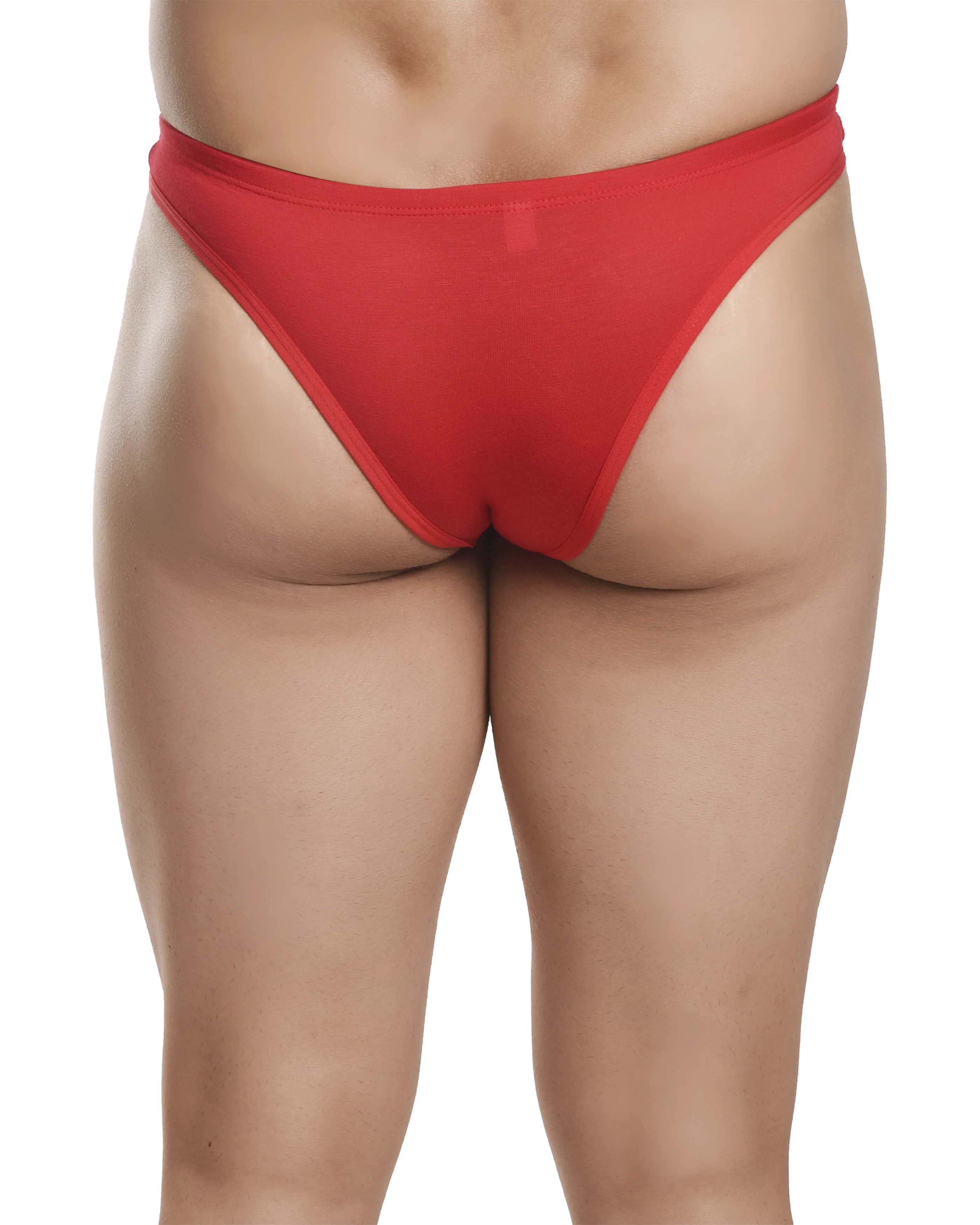 Bruchi Club Red Micro Modal Thong for Men - Image 3