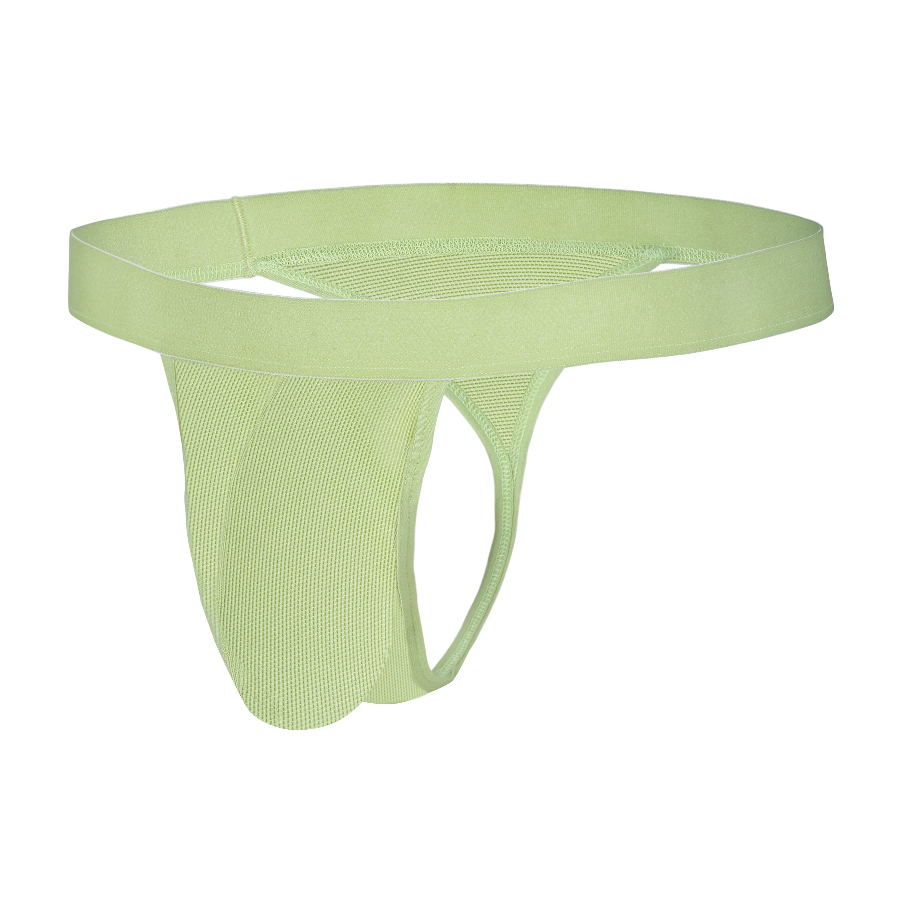 Bruchi Club Side String Wild Green See Through Men Thong - Image 3