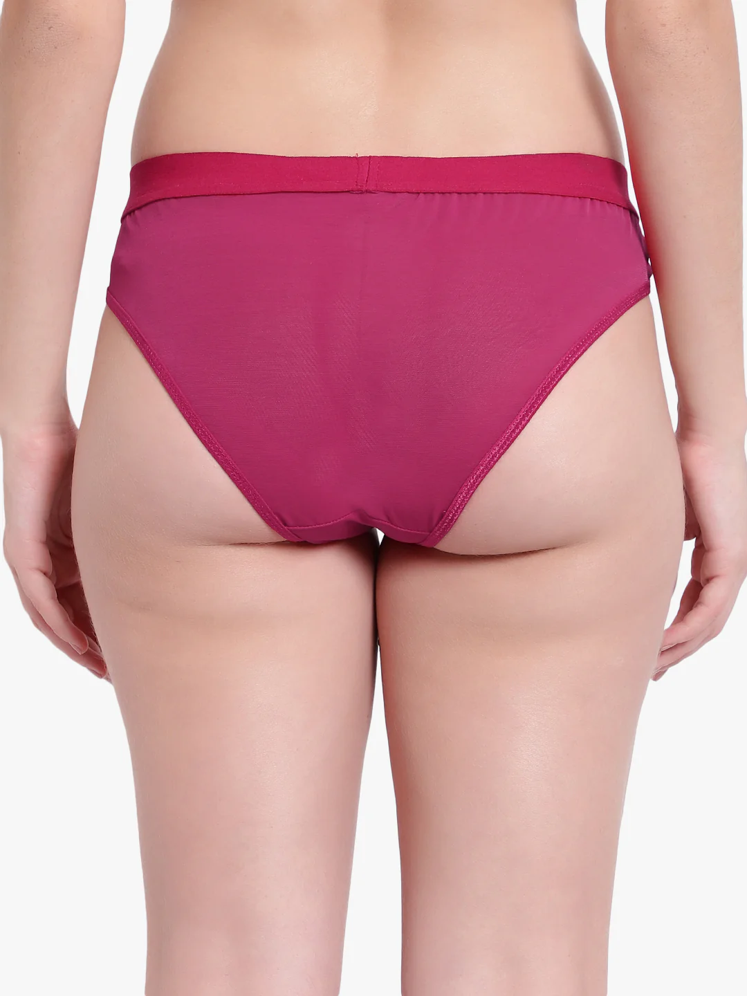 Burgendy Mesh Panty for women - Image 2