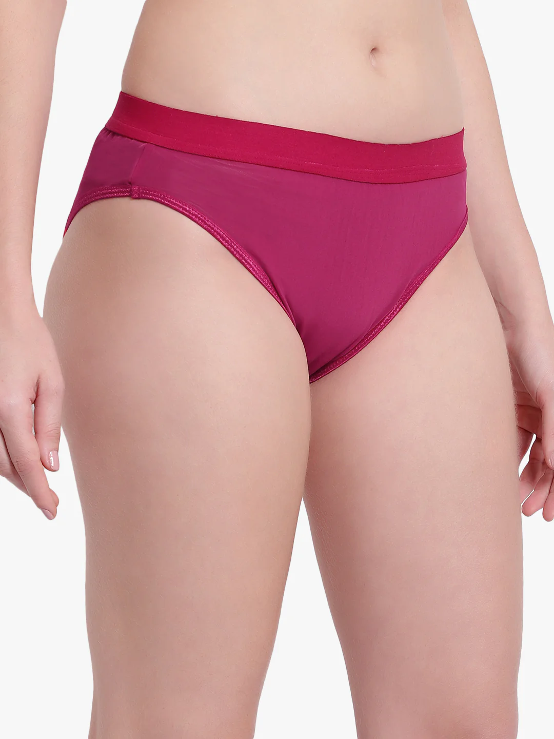 Burgendy Mesh Panty for women - Image 5