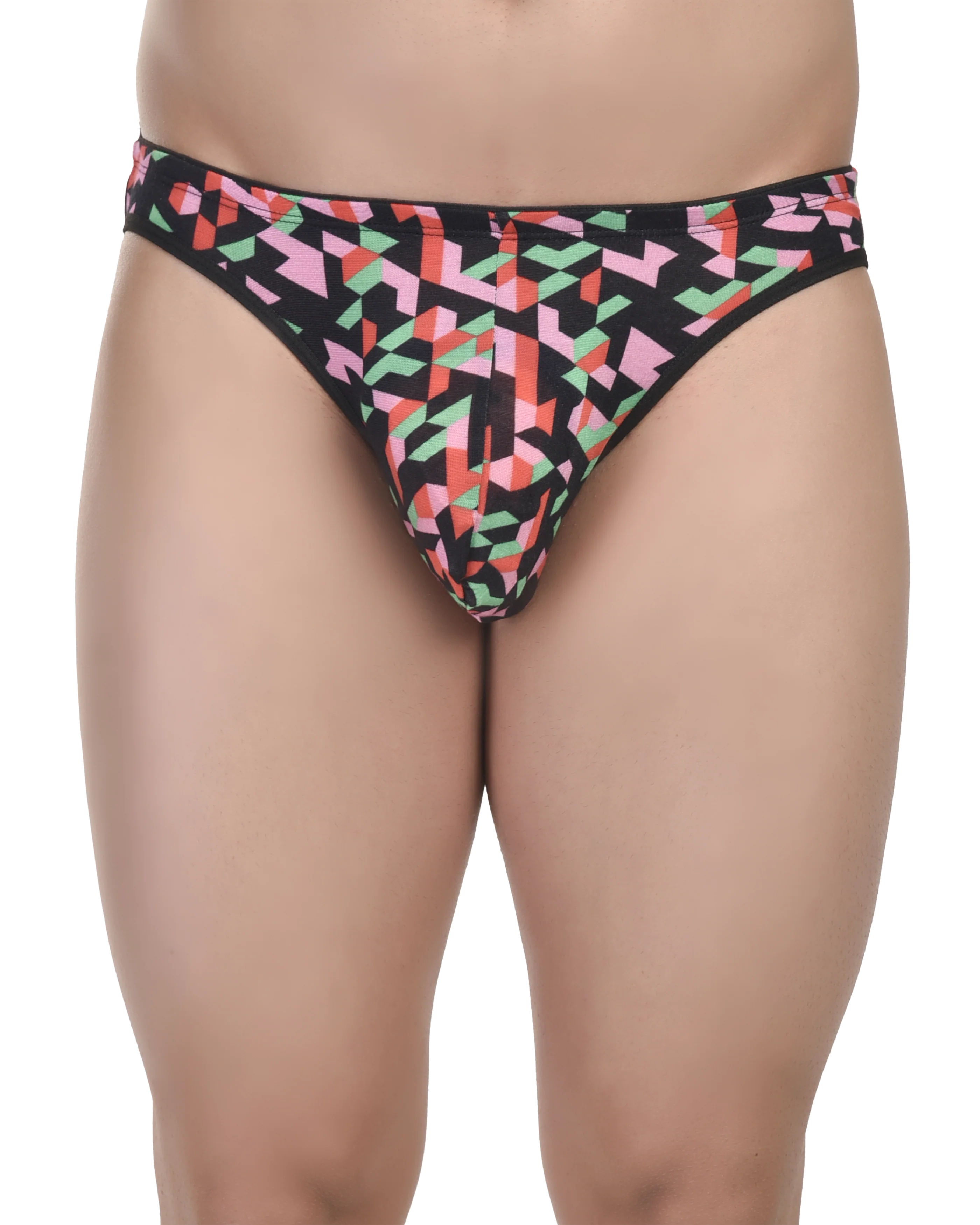 Comfortable Printed Men Bikini Briefs - No Ride Up
