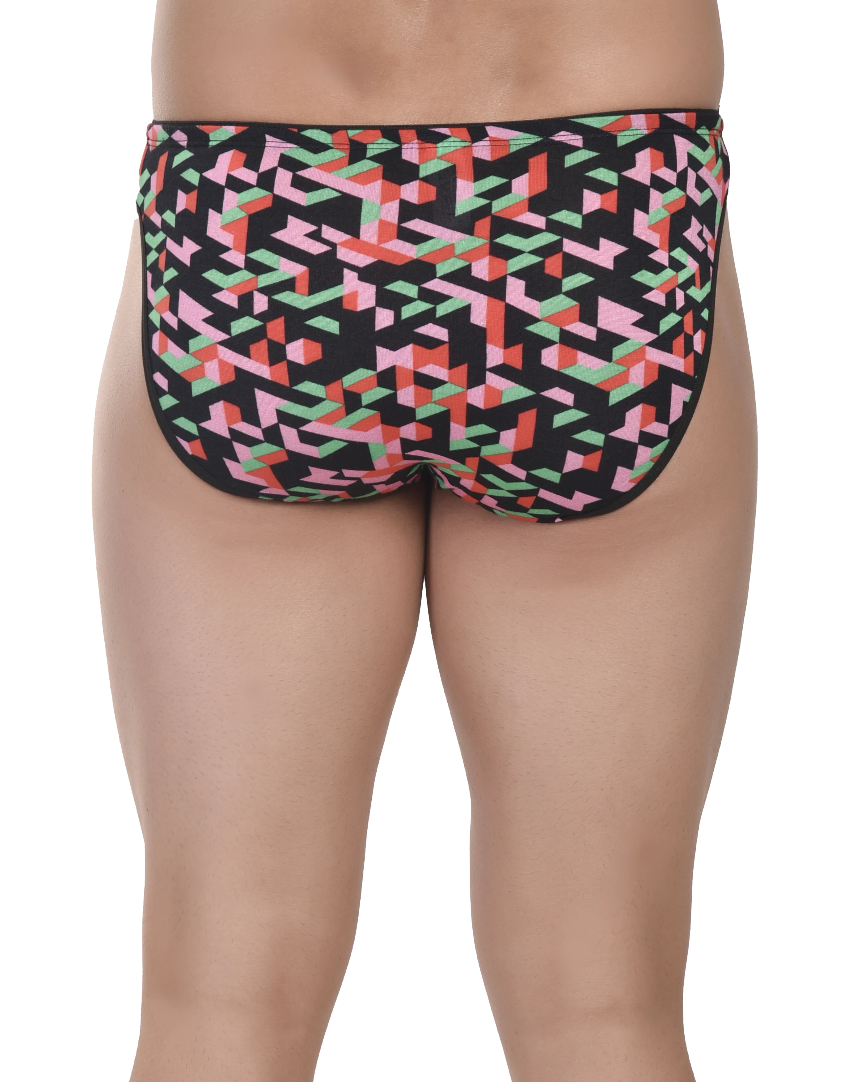 Comfortable Printed Men Bikini Briefs - No Ride Up - Image 2