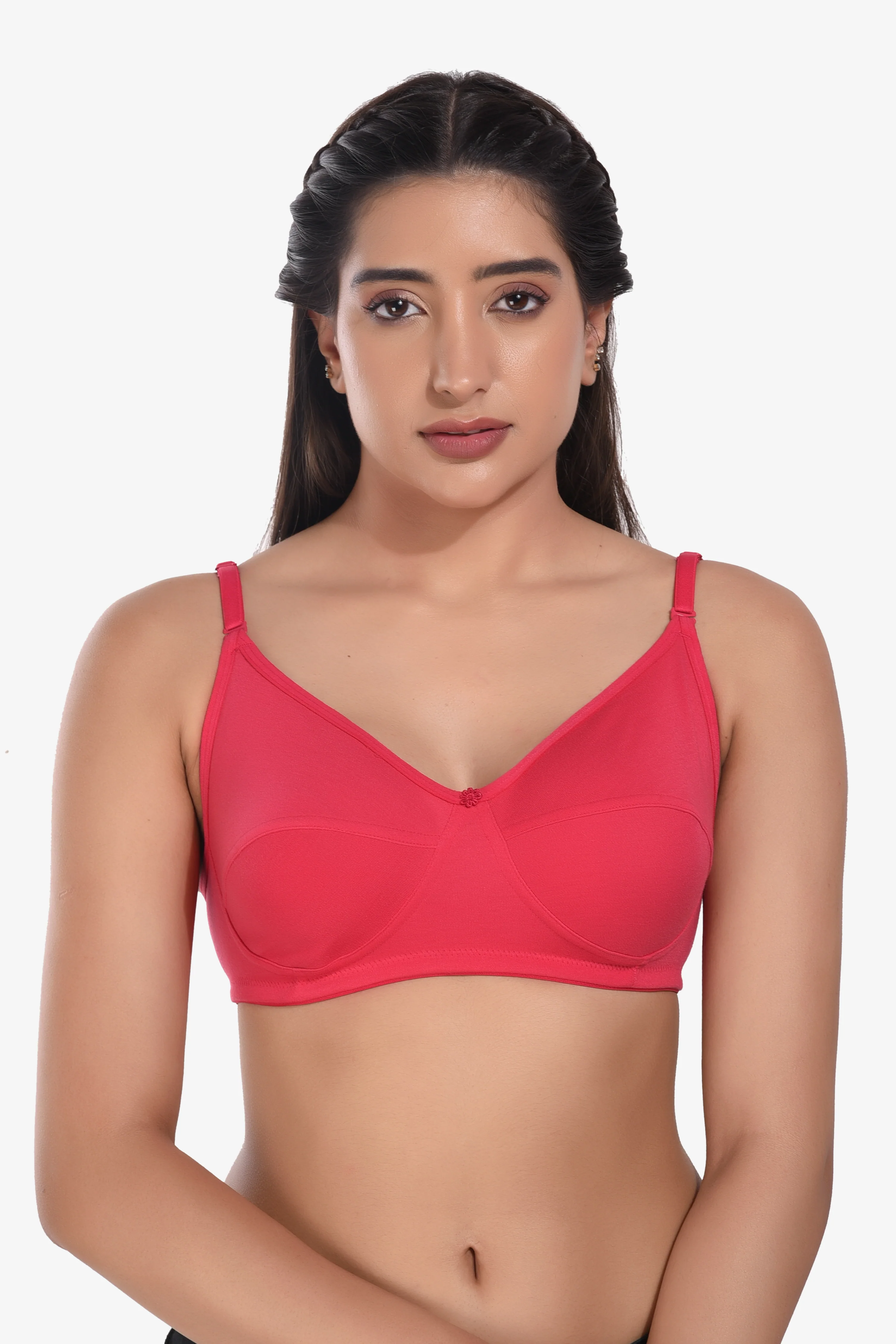 Manvi Women Non Padded Pink Everyday Bra