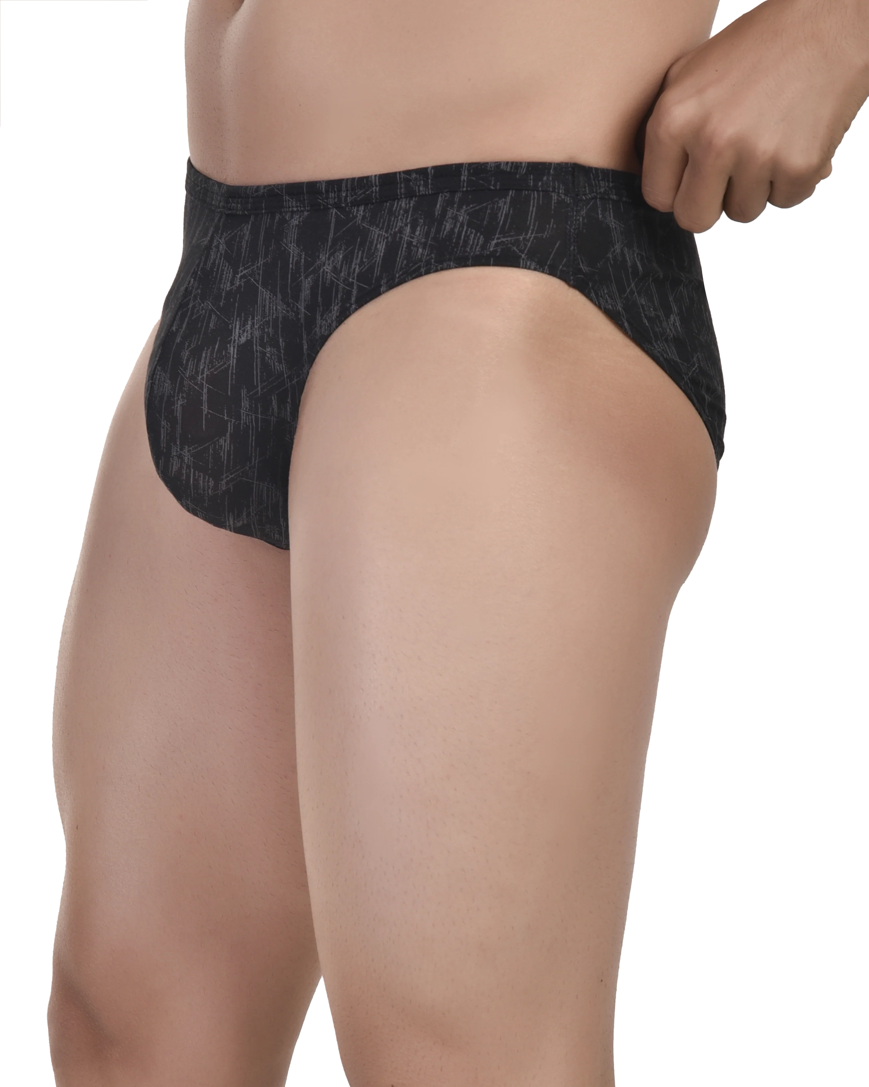 Men’s Printed Bikini Brief | Soft Cotton Lycra | Modern Low-Rise Fit - Image 6