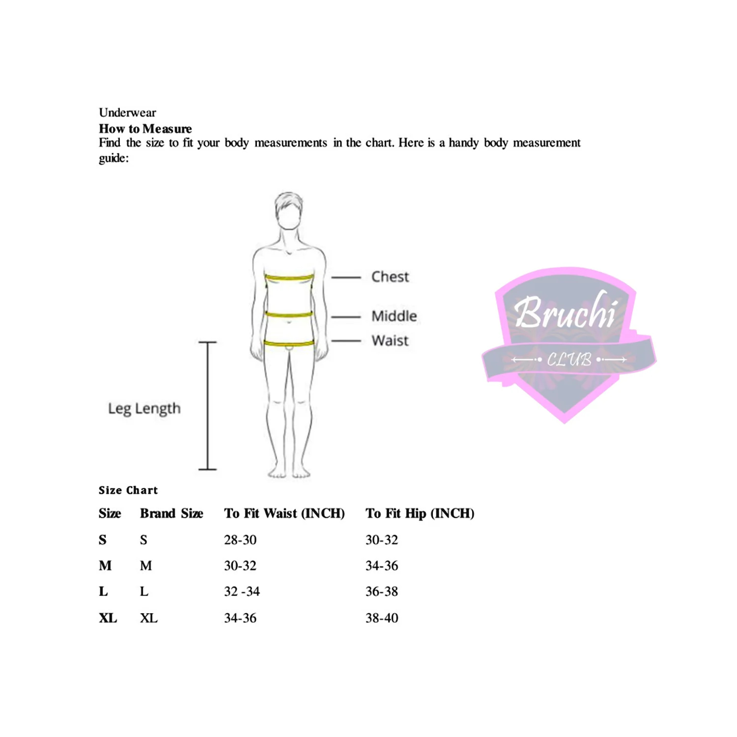Bruchi Club Men’s Ultra Comfortable Premium Black Brief - Image 3