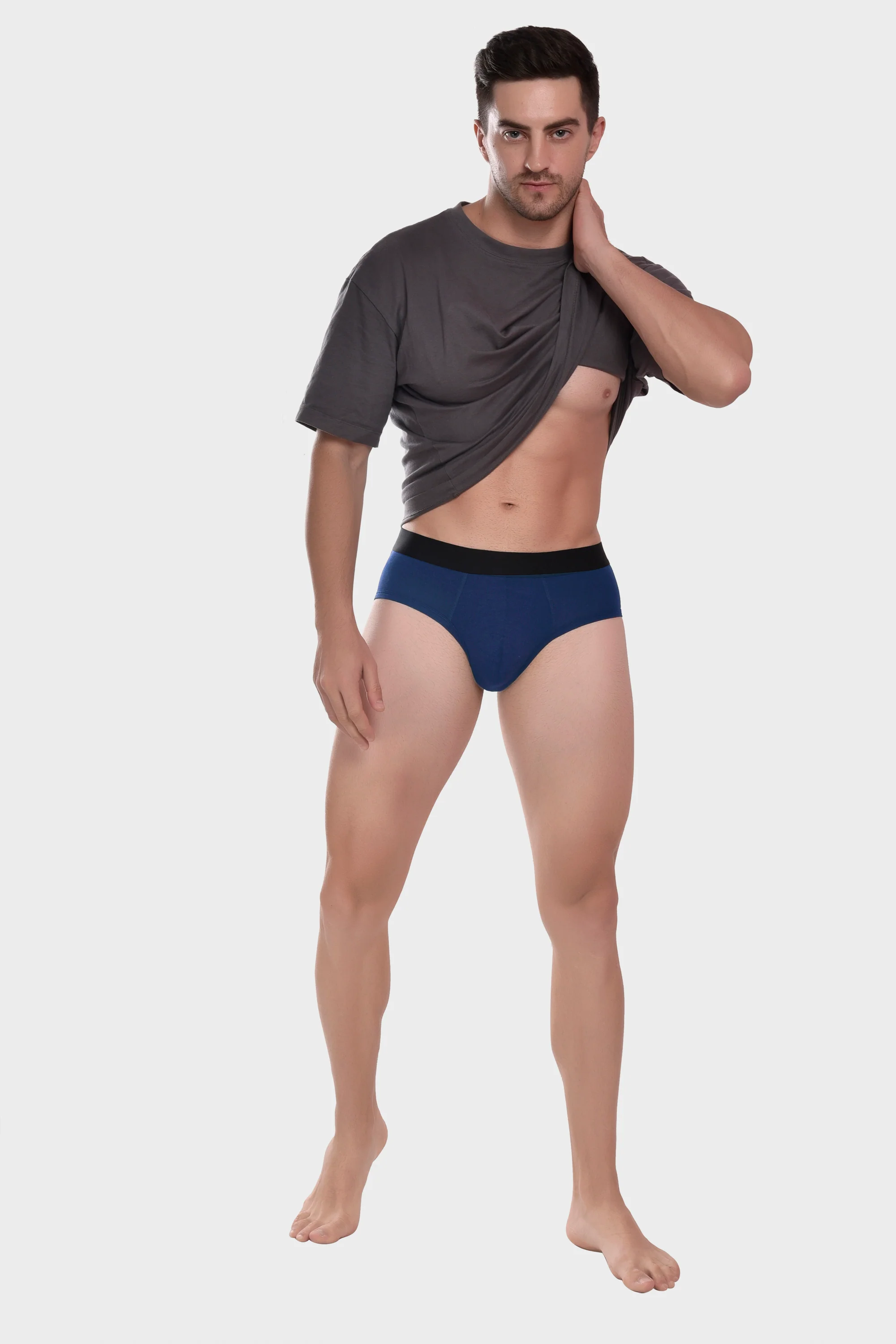 Micro Modal Briefs for men - Navy Blue - Image 4