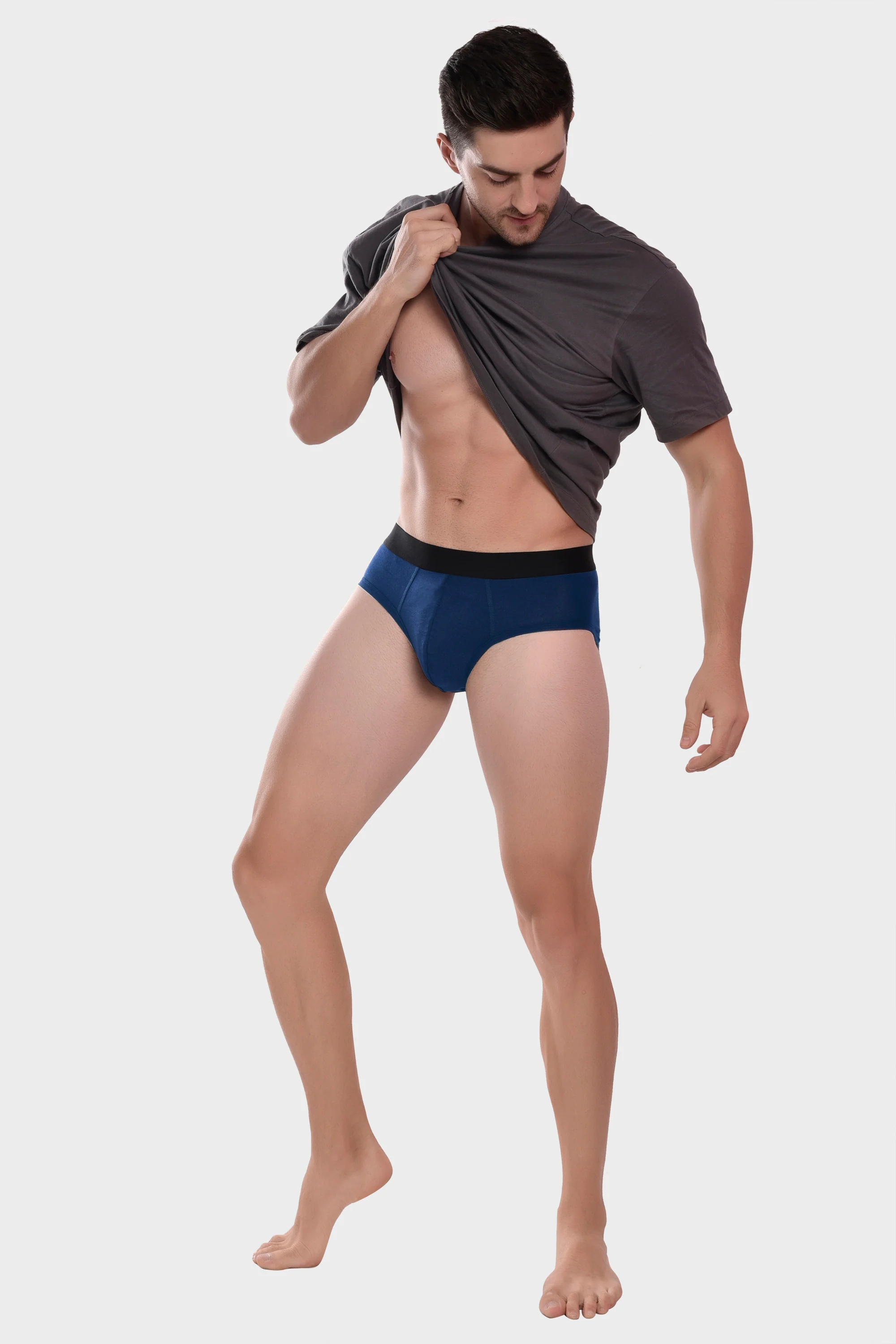 Micro Modal Briefs for men - Navy Blue - Image 5