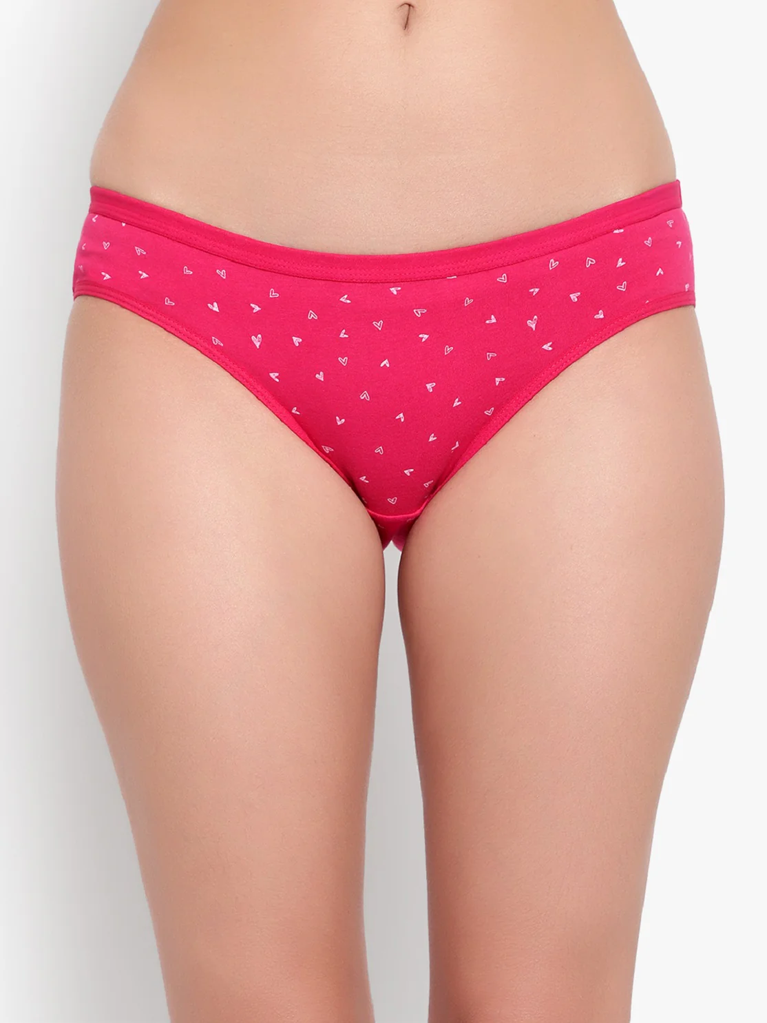 Pink Printed Cotton Panty - Image 2