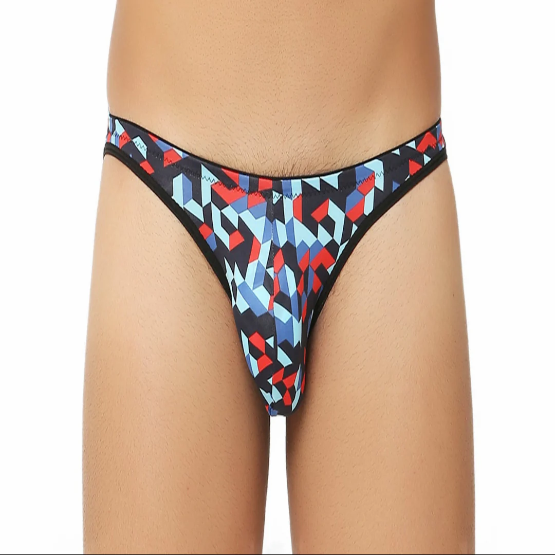 Printed Bikini briefs for men No Ride Up