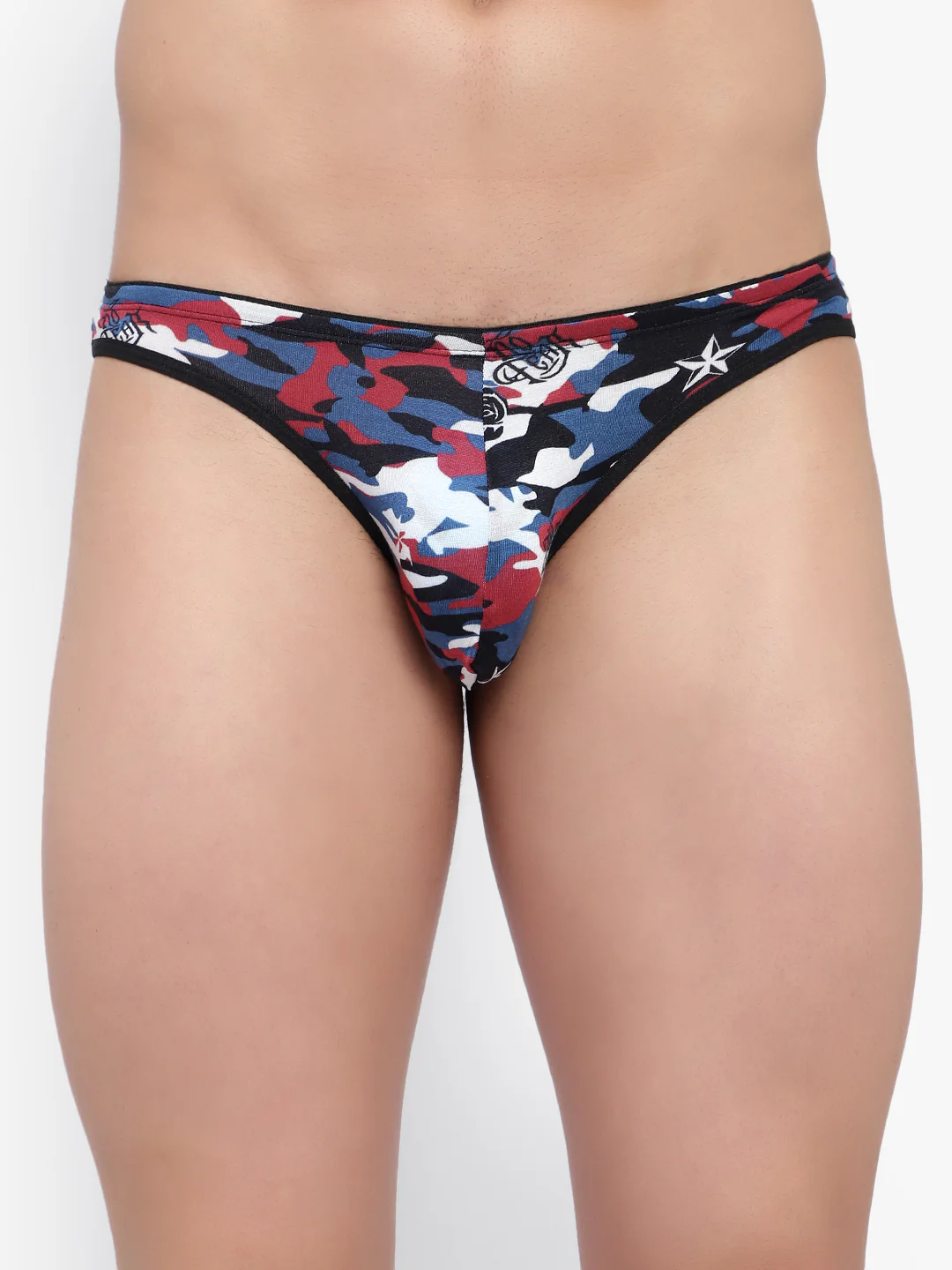 Printed Men Bikini Briefs - No Ride Up