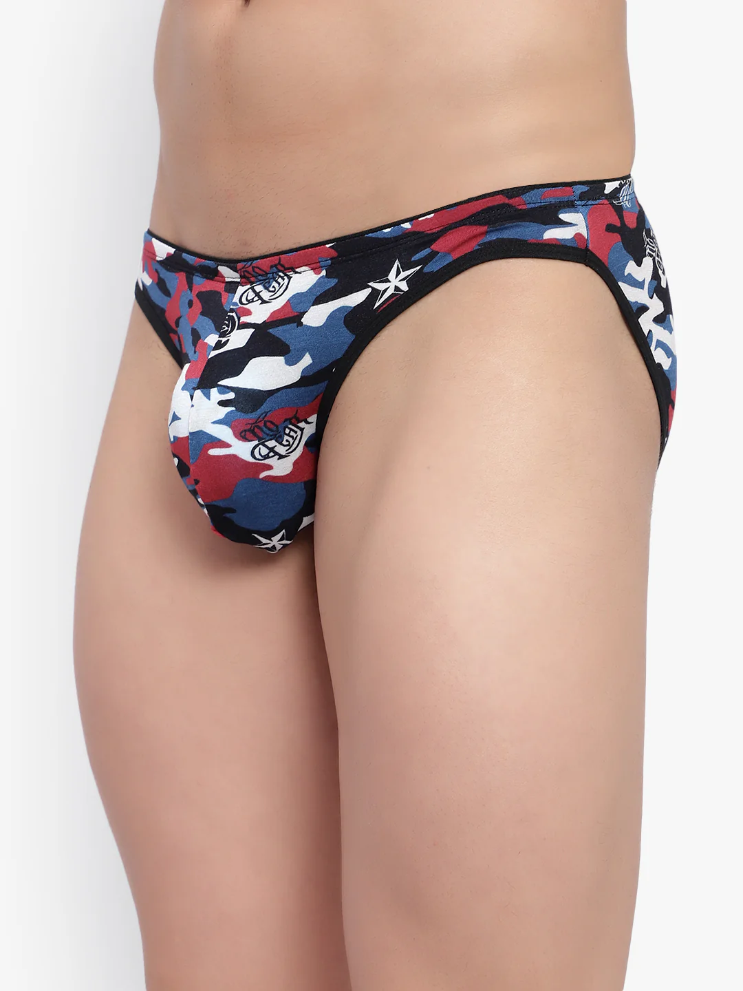 Printed Men Bikini Briefs - No Ride Up - Image 4