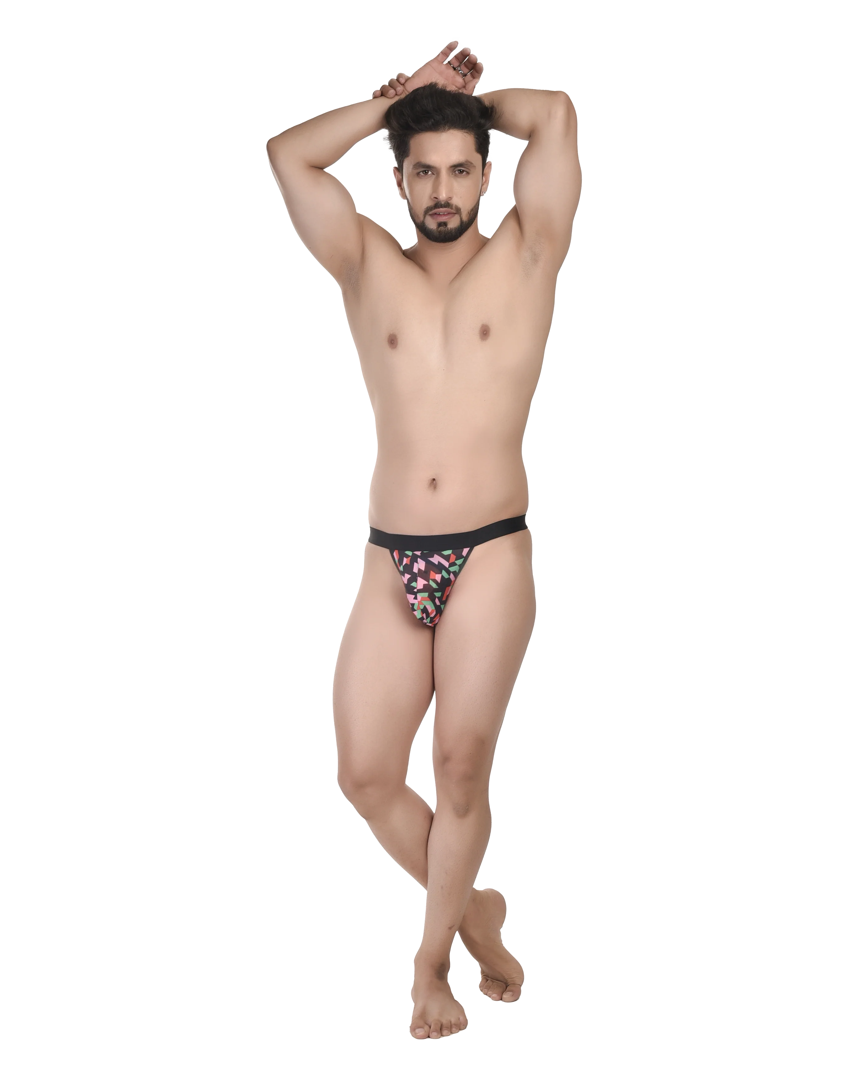 Printed Micro Modal Men Tanga Briefs No Ride Up - Image 5