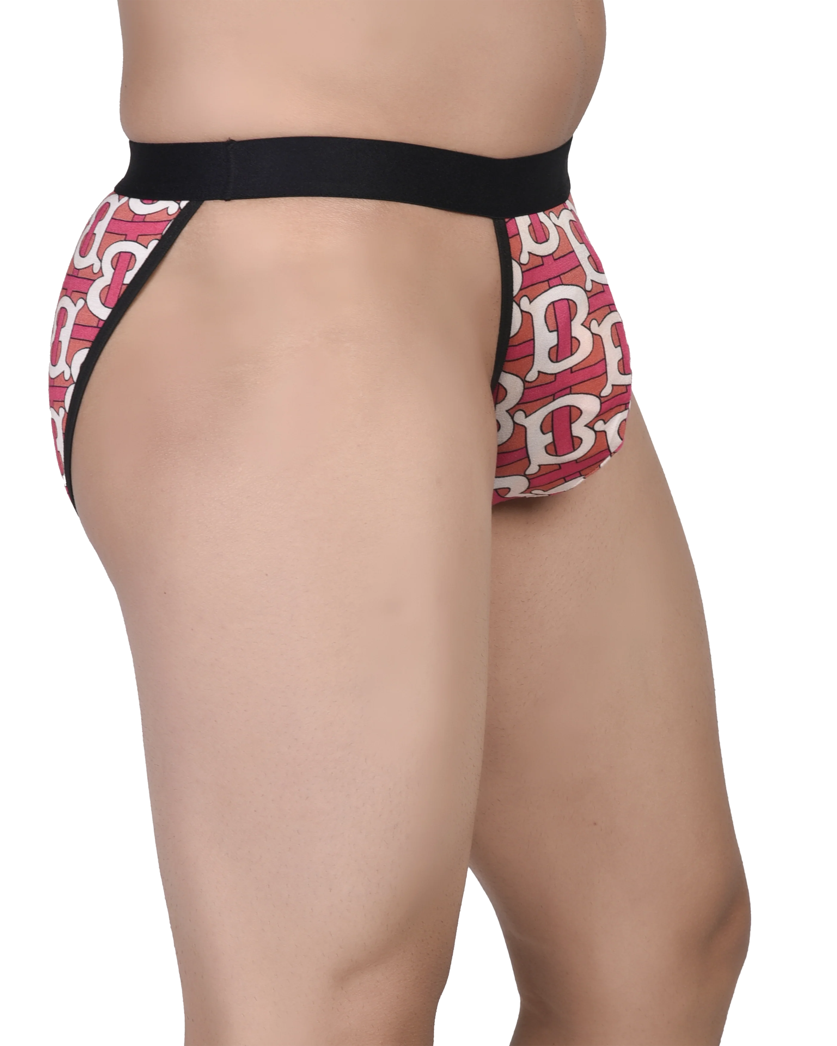 Printed Micro Modal Men Tanga Briefs No Ride Up - Image 3