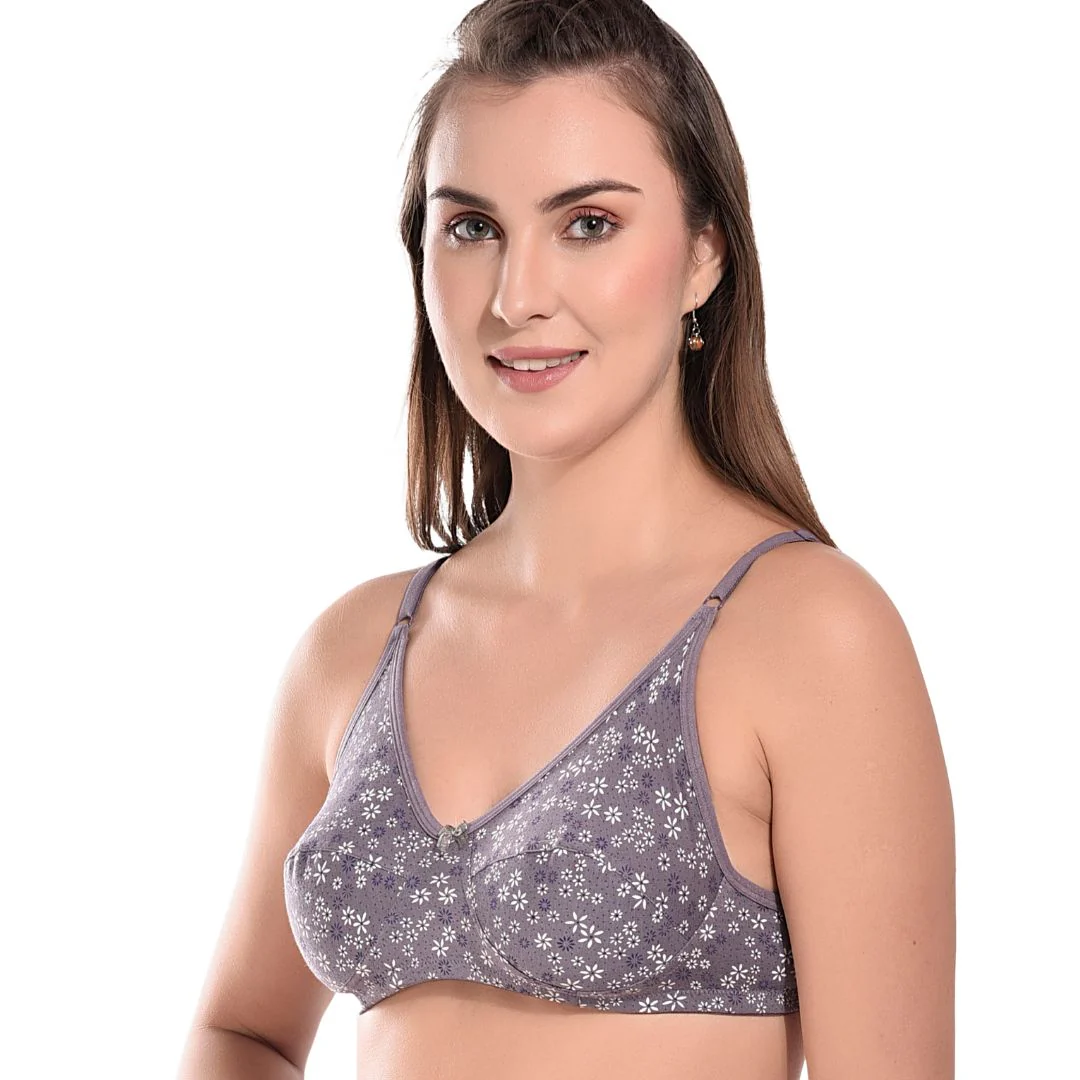Printed Non-Padded Bra ₹449 | 100% Cotton Indian Fit | Free Shipping - Image 4