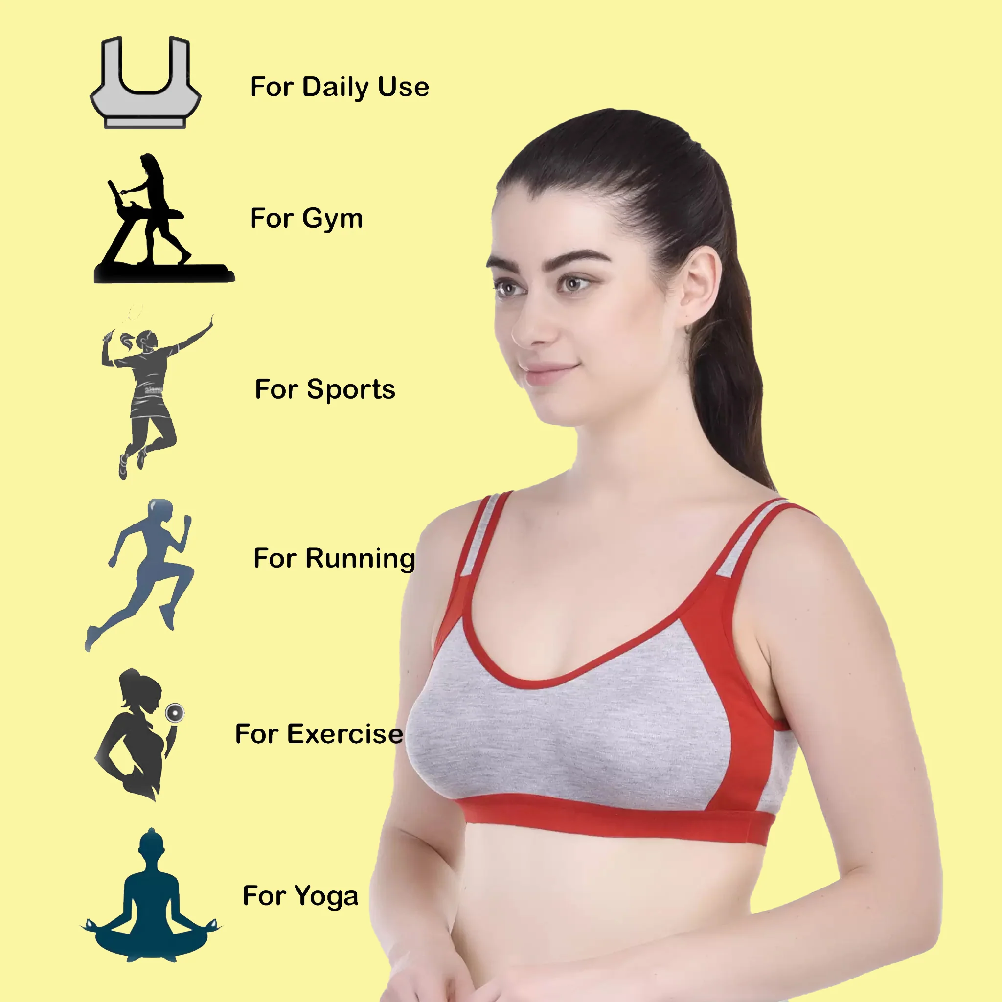 Sports bra for women - Image 3